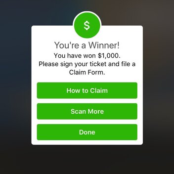 $1000 claim winner california lottery