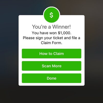 claim winner lottery app